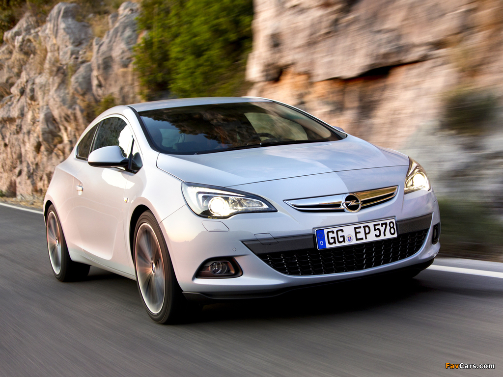 Opel Astra GTC (J) 2011 pictures (1024 x 768)