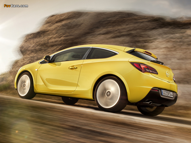 Opel Astra GTC (J) 2011 wallpapers (800 x 600)