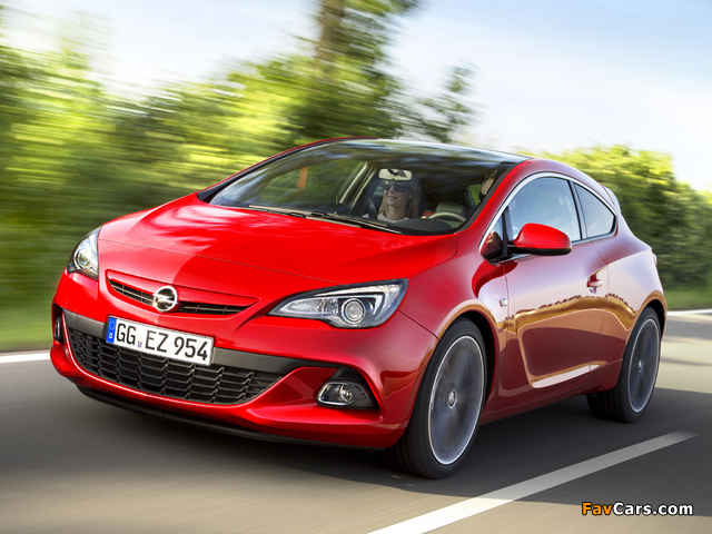 Opel Astra GSI BiTurbo Panoramic (J) 2012 images (640 x 480)