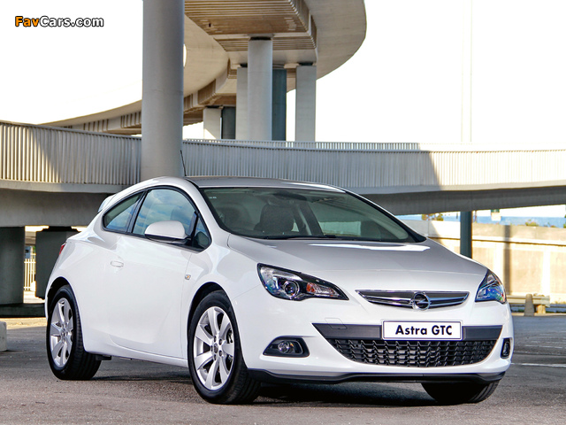 Opel Astra GTC ZA-spec (J) 2012 images (640 x 480)