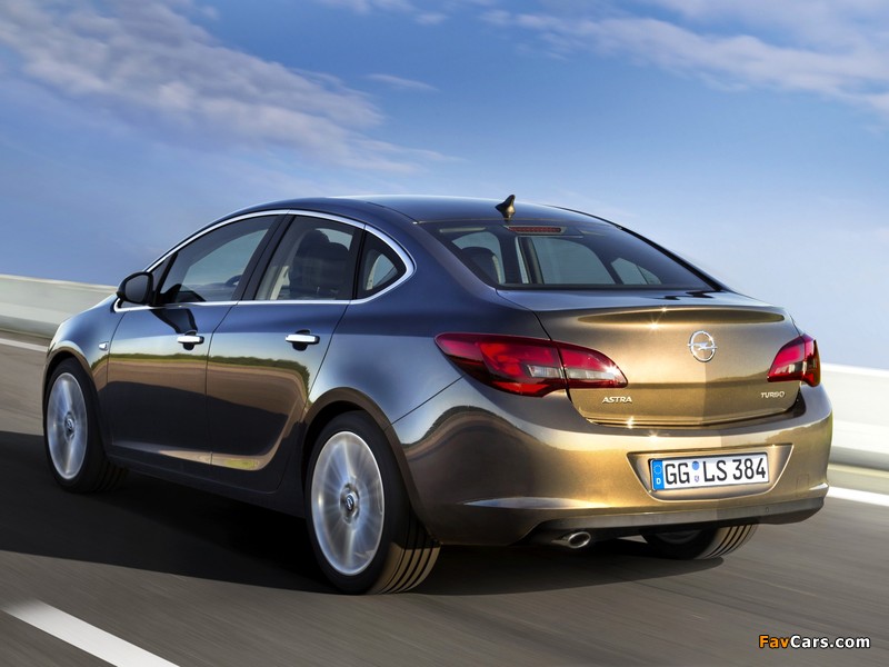 Opel Astra Sedan (J) 2012 images (800 x 600)