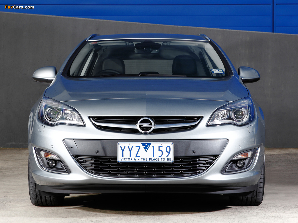 Opel Astra Sports Tourer AU-spec (J) 2012–13 images (1024 x 768)