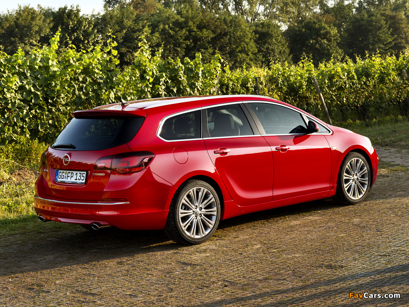 Opel Astra BiTurbo Sports Tourer (J) 2012 photos (800 x 600)