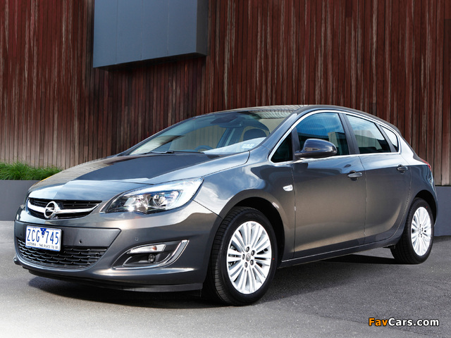 Opel Astra AU-spec (J) 2012–13 photos (640 x 480)