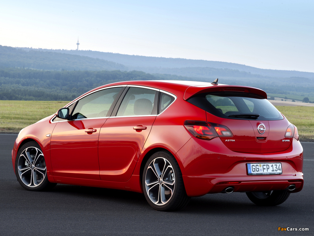 Opel Astra BiTurbo (J) 2012 pictures (1024 x 768)