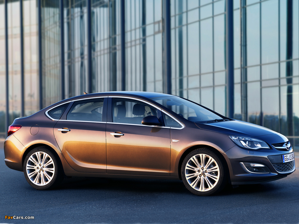 Opel Astra Sedan (J) 2012 pictures (1024 x 768)