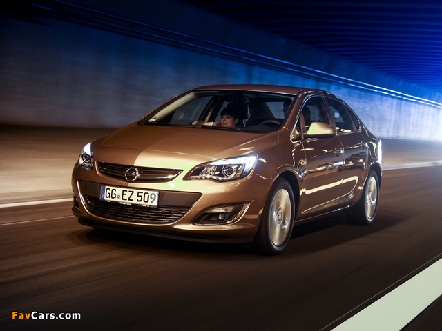 Opel Astra Sedan (J) 2012 pictures (640 x 480)