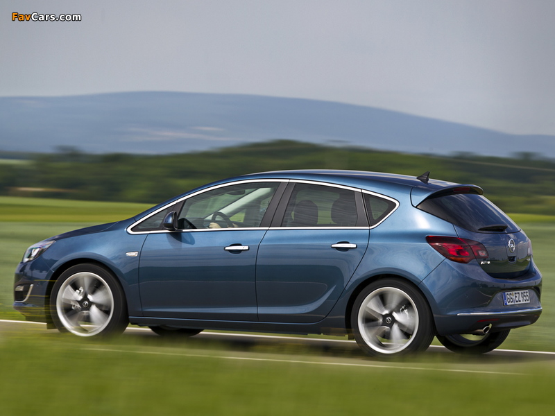Opel Astra (J) 2012 wallpapers (800 x 600)