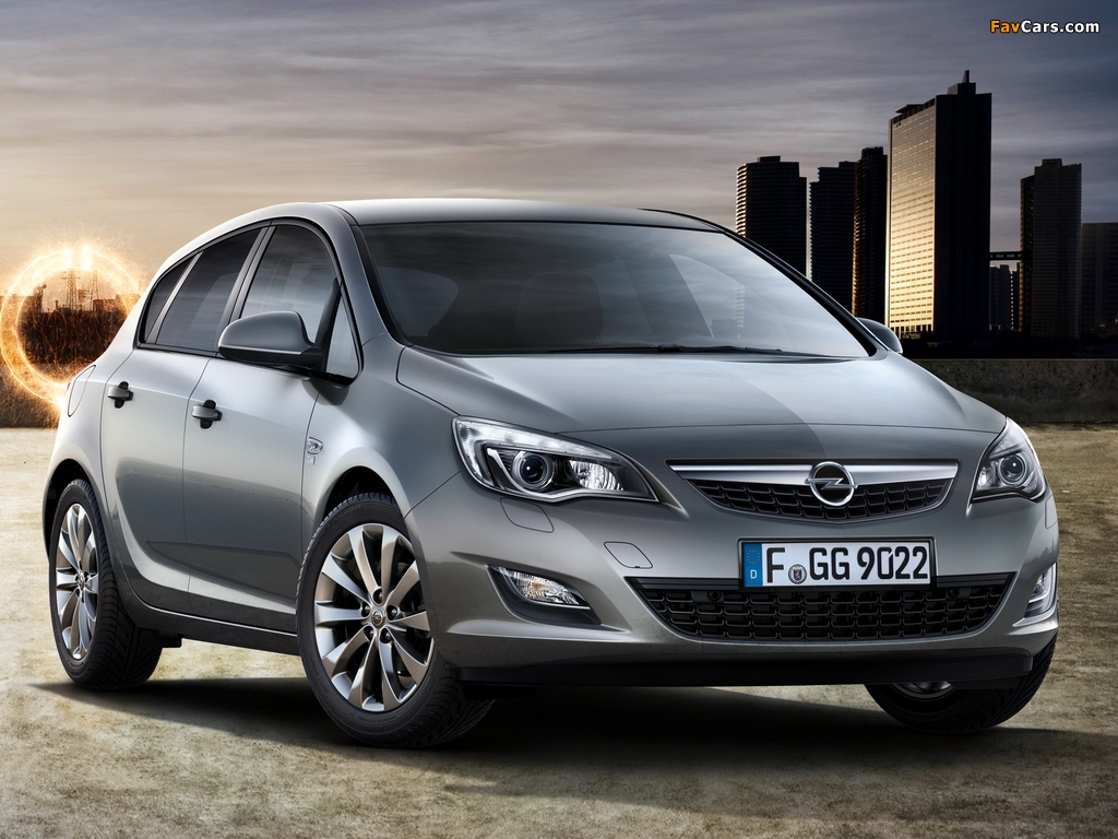 Opel Astra 150th Anniversary (J) 2012 wallpapers (1024 x 768)