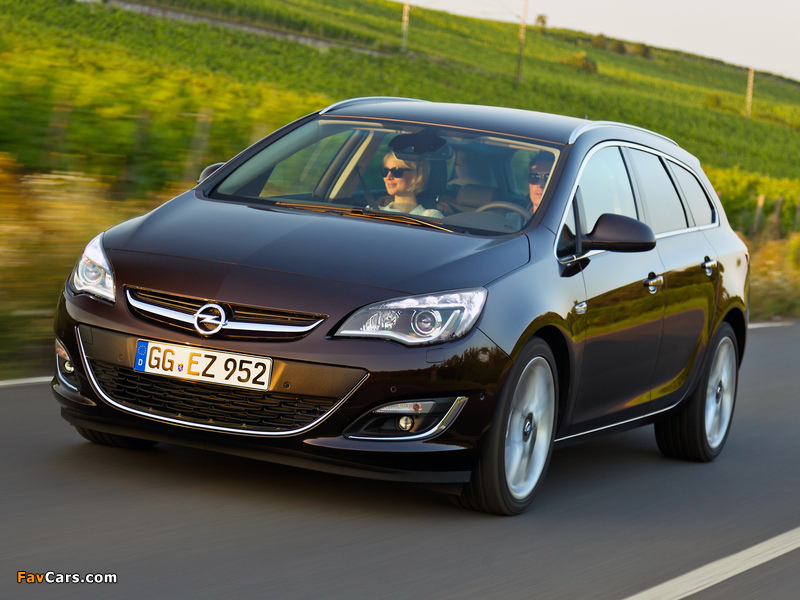 Opel Astra Sports Tourer (J) 2012 wallpapers (800 x 600)
