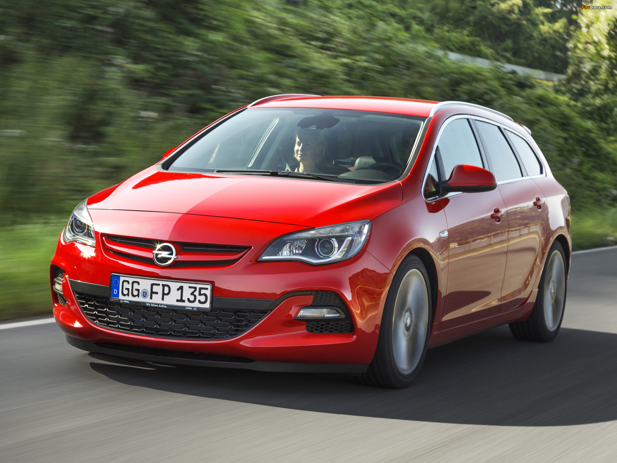 Opel Astra BiTurbo Sports Tourer (J) 2012 wallpapers (2048 x 1536)