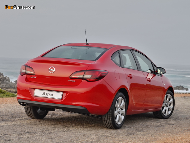 Opel Astra Sedan ZA-spec (J) 2013 photos (640 x 480)