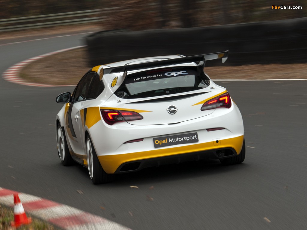 Opel Astra OPC Cup (J) 2013 wallpapers (1024 x 768)