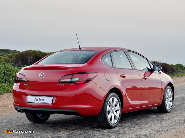 Opel Astra Sedan ZA-spec (J) 2013 wallpapers (640 x 480)