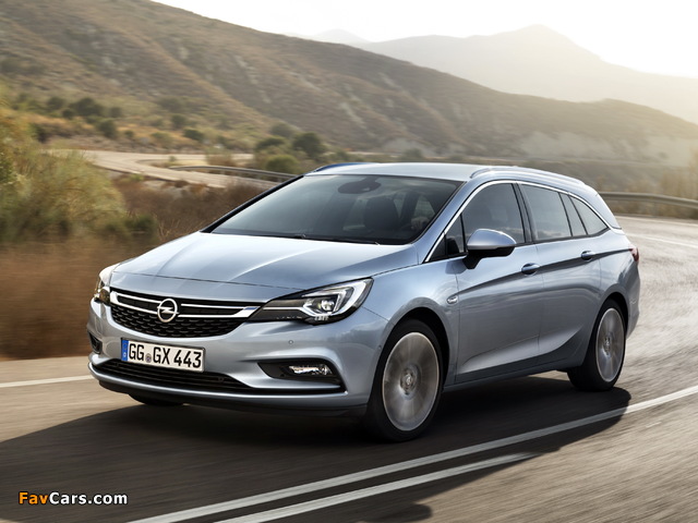 Opel Astra Sports Tourer (K) 2015 pictures (640 x 480)