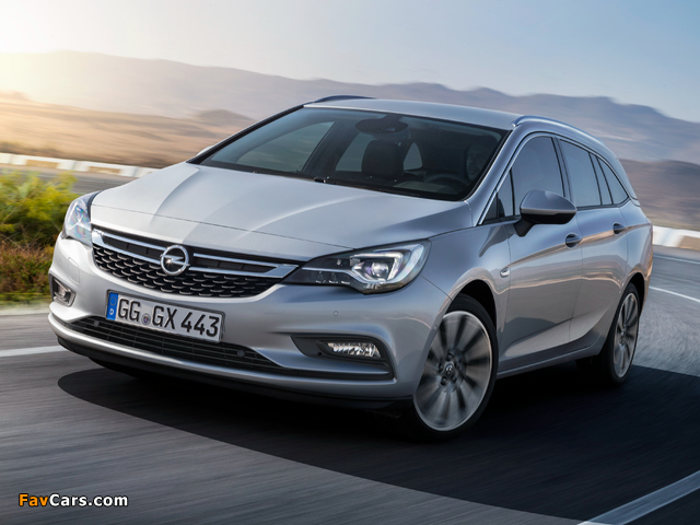 Opel Astra Sports Tourer (K) 2015 wallpapers (640 x 480)