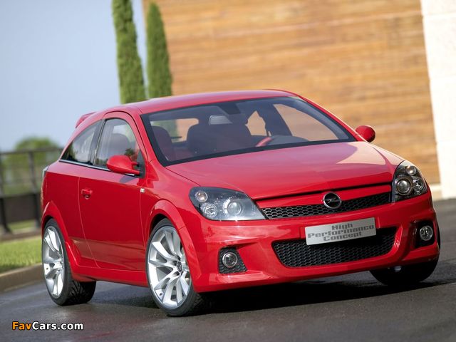 Photos of Opel Astra GTC High Performance Concept (H) 2004 (640 x 480)