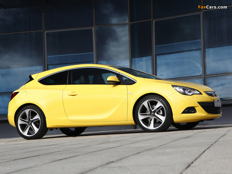 Photos of Opel Astra GTC AU-spec (J) 2012–13 (800 x 600)