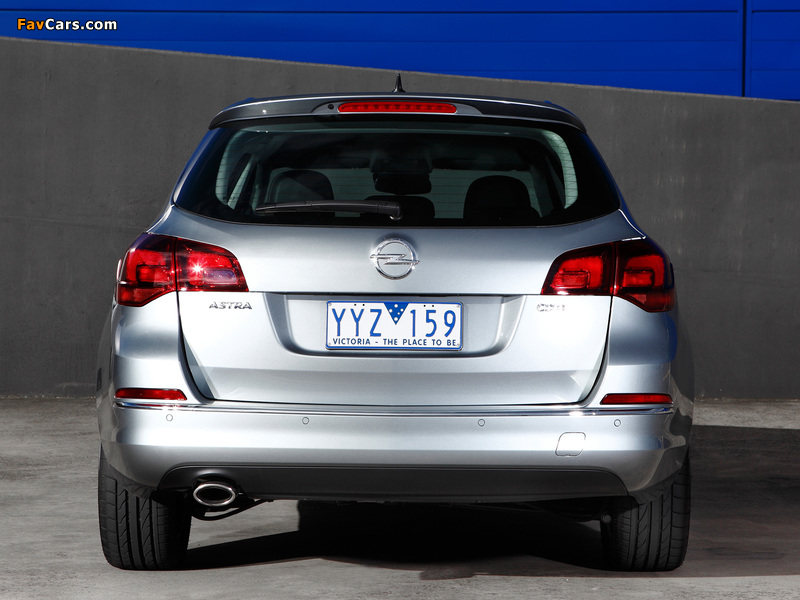 Photos of Opel Astra Sports Tourer AU-spec (J) 2012–13 (800 x 600)