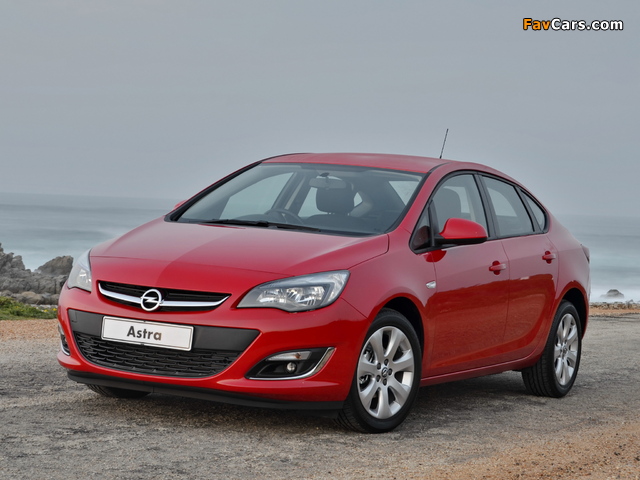 Photos of Opel Astra Sedan ZA-spec (J) 2013 (640 x 480)