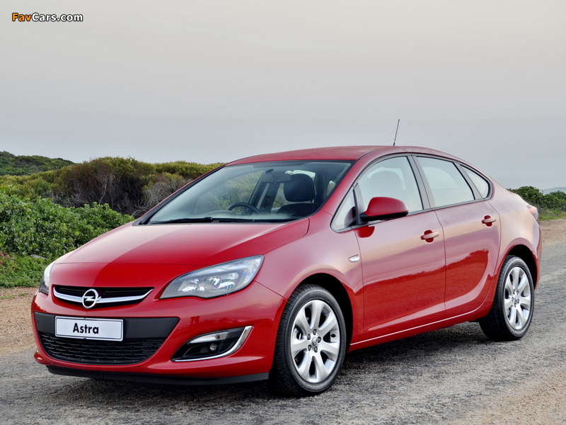 Photos of Opel Astra Sedan ZA-spec (J) 2013 (800 x 600)
