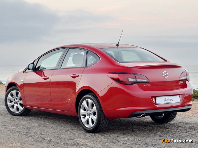 Photos of Opel Astra Sedan ZA-spec (J) 2013 (640 x 480)