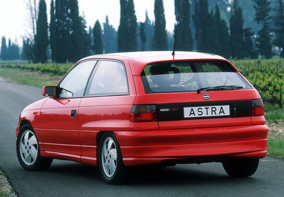 Pictures of Opel Astra GSi (F) 1991–98