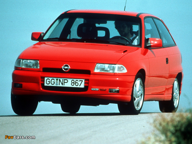 Pictures of Opel Astra GSi (F) 1991–98 (640 x 480)