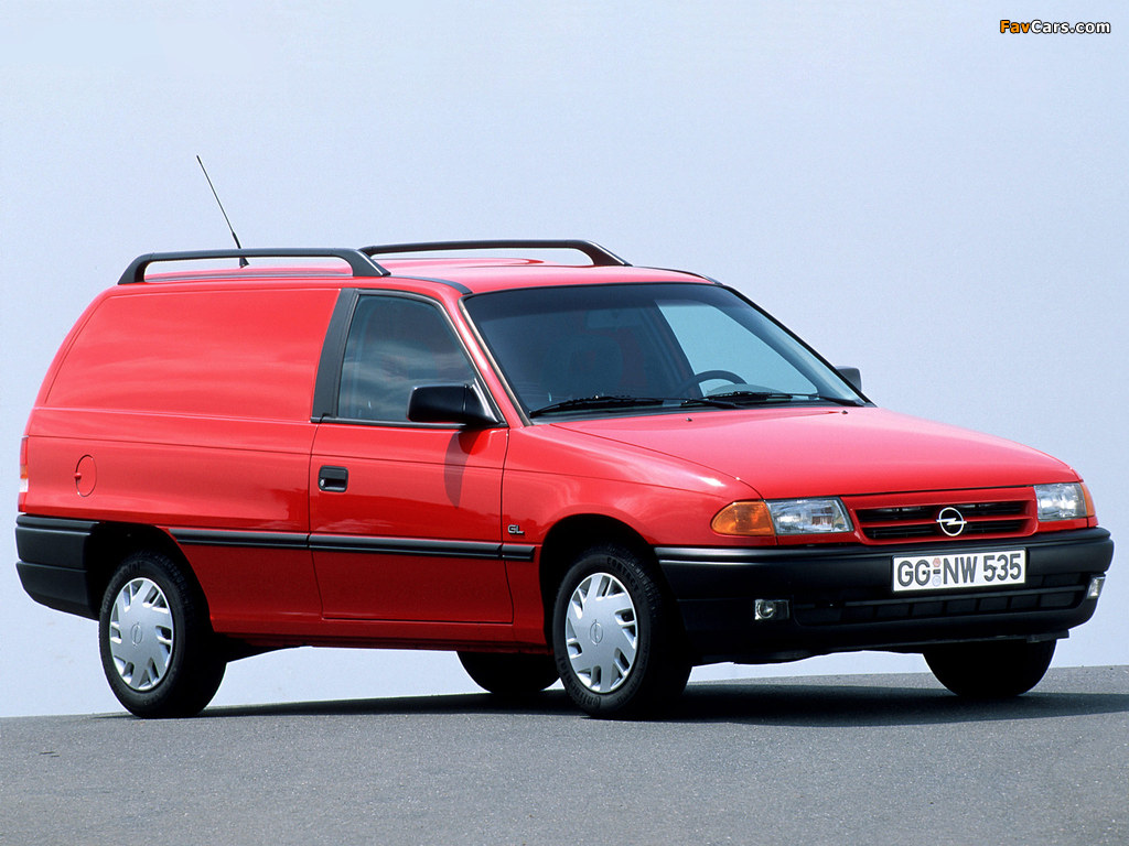 Pictures of Opel Astra Van (F) 1991–94 (1024 x 768)