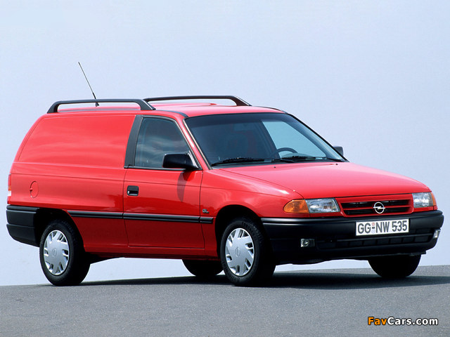 Pictures of Opel Astra Van (F) 1991–94 (640 x 480)