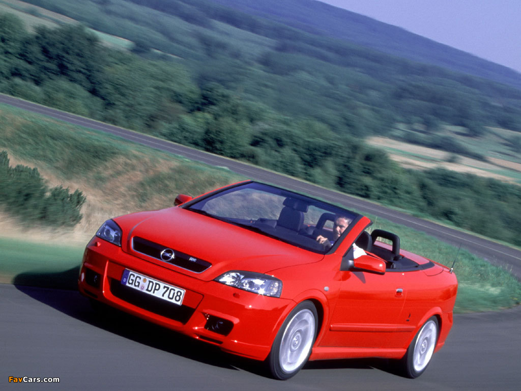 Pictures of Opel Astra OPC Cabrio (G) 2002–04 (1024 x 768)