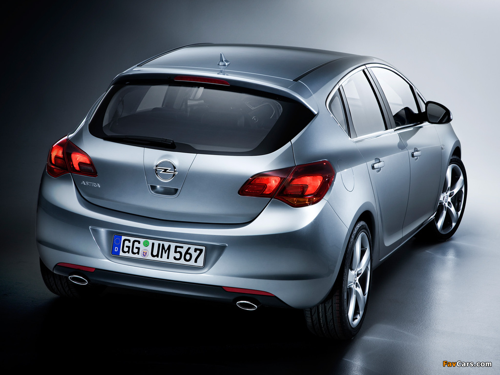 Pictures of Opel Astra 5-door (J) 2009 (1024 x 768)