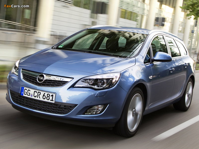 Pictures of Opel Astra Sports Tourer (J) 2010–12 (800 x 600)