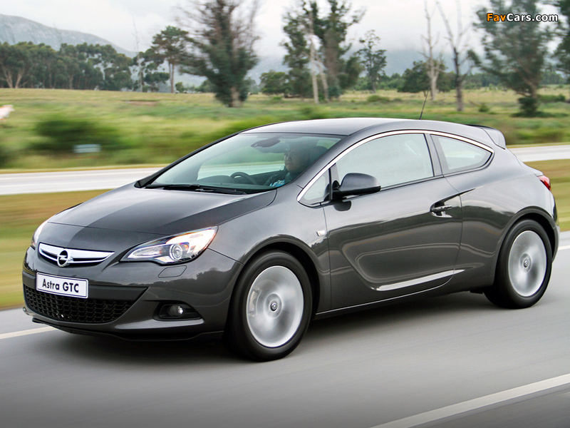 Pictures of Opel Astra GTC ZA-spec (J) 2012 (800 x 600)