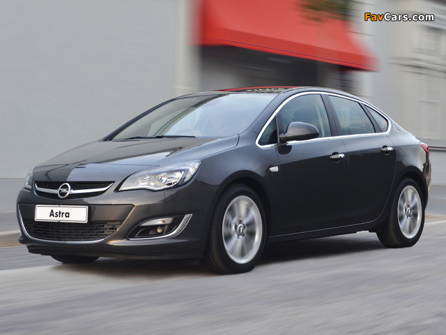 Pictures of Opel Astra Sedan ZA-spec (J) 2013 (640 x 480)