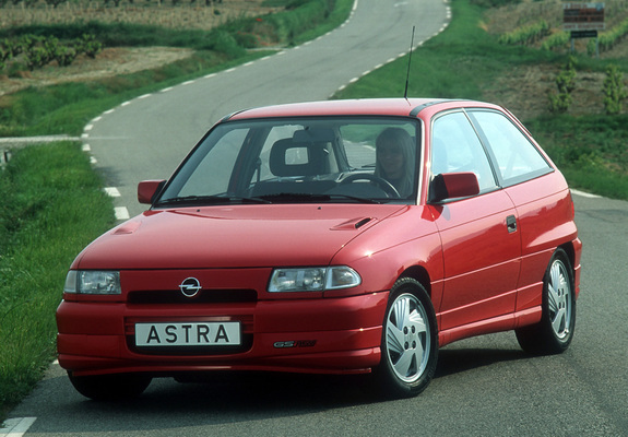 Opel Astra GSi (F) 1991–98 wallpapers
