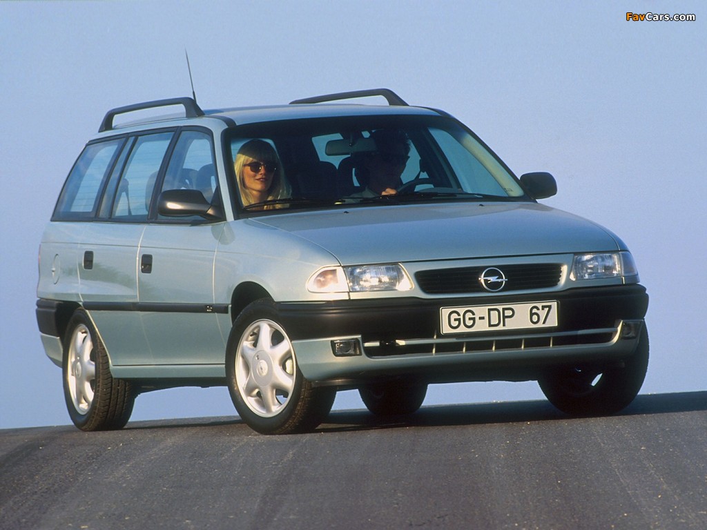 Opel Astra Caravan (F) 1994–98 wallpapers (1024 x 768)