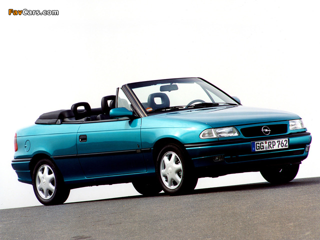 Opel Astra Cabrio (F) 1994–99 wallpapers (640 x 480)
