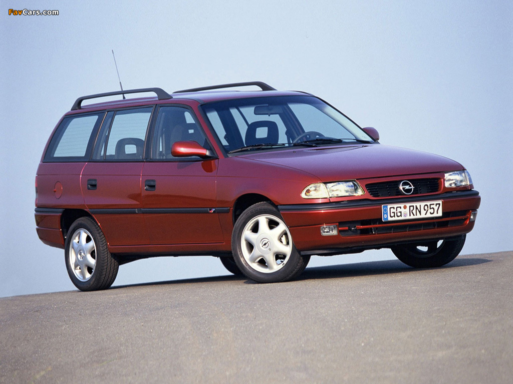 Opel Astra Caravan (F) 1994–98 wallpapers (1024 x 768)