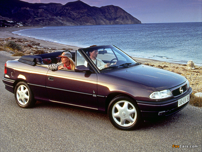 Opel Astra Cabrio (F) 1994–99 wallpapers (800 x 600)