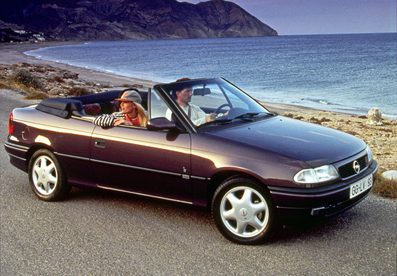 Opel Astra Cabrio (F) 1994–99 wallpapers