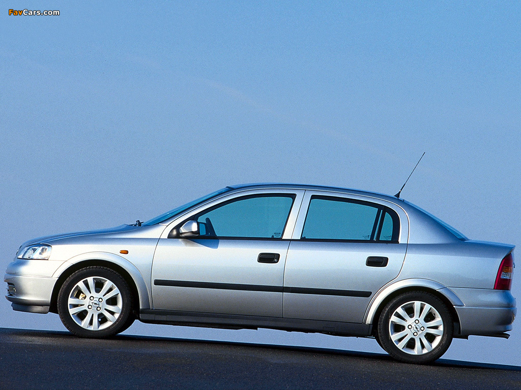 Opel Astra Sedan (G) 1998–2004 wallpapers (1024 x 768)