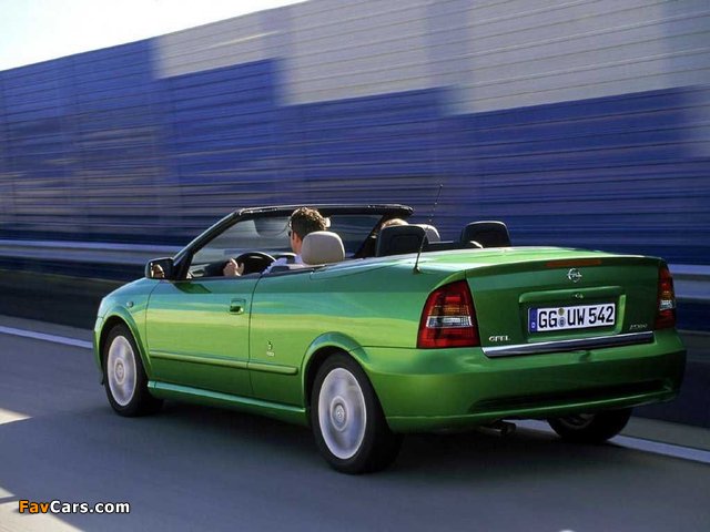 Opel Astra Cabrio (G) 2001–05 wallpapers (640 x 480)