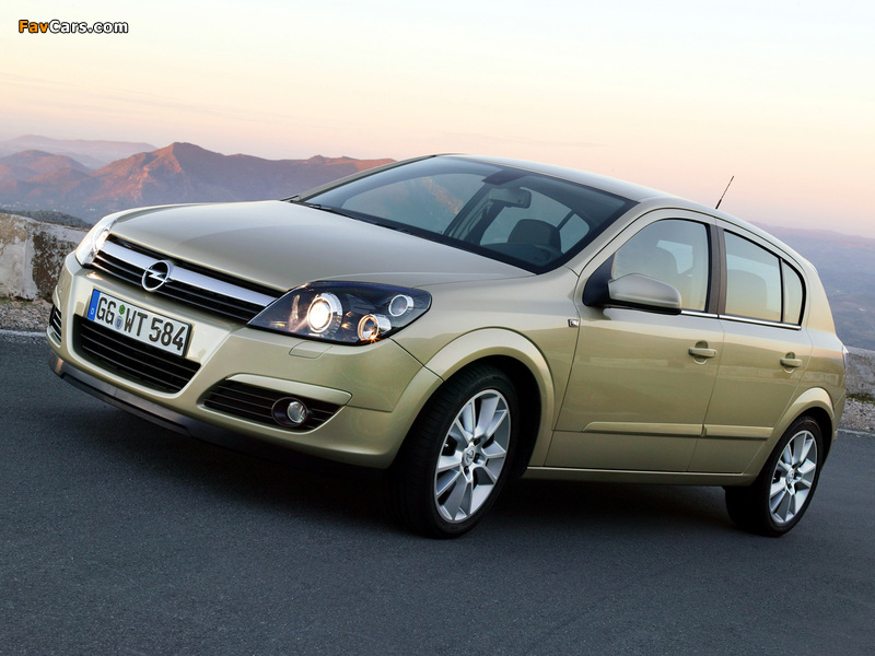 Opel Astra Hatchback (H) 2004–07 wallpapers (800 x 600)
