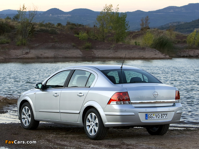 Opel Astra Sedan (H) 2007 wallpapers (640 x 480)