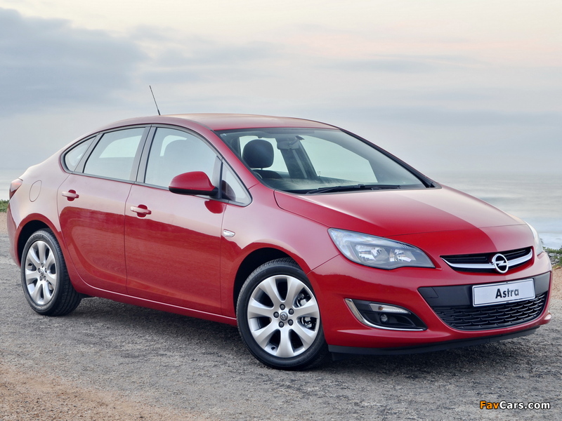 Opel Astra Sedan ZA-spec (J) 2013 wallpapers (800 x 600)