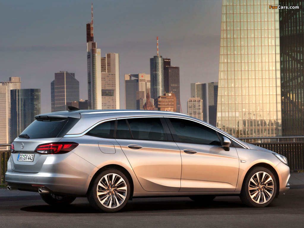 Opel Astra Sports Tourer (K) 2015 wallpapers (1024 x 768)