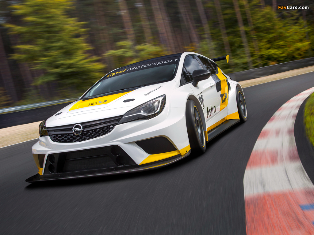 Opel Astra TCR 2016 wallpapers (1024 x 768)