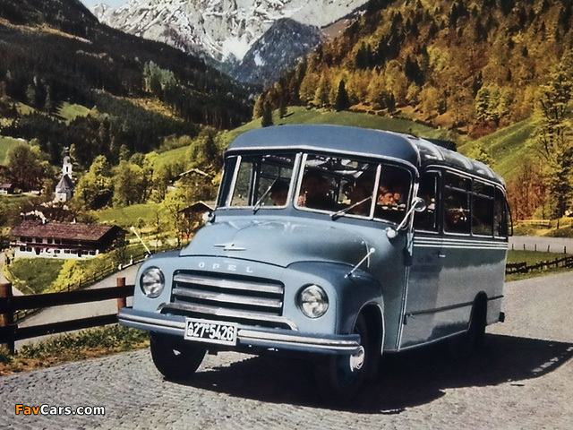 Images of Opel Blitz 1.75t Omnibus 1952–60 (640 x 480)