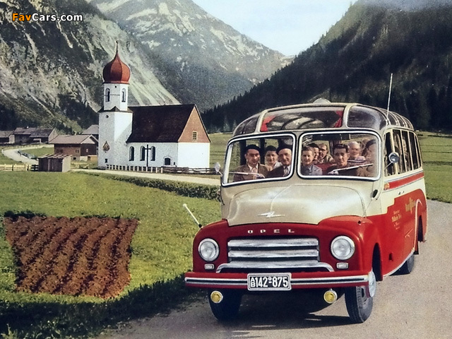 Opel Blitz 1.75t Omnibus by Kässbohrer 1952–60 images (640 x 480)
